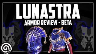 LUNASTRA BETA  Armor Set Review  Monster Hunter World [upl. by Underwood]