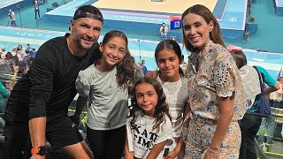 Jacky Bracamontes y Martín Fuentes disfrutan de las olimpiadas desde París junto a sus hijas [upl. by Yeniffit]