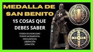 CONOCE TODO EL PODER DE LA MEDALLA DE SAN BENITO  SANACION lIBERACION PROTECCION CONTRA TODO MAL [upl. by Maxim]