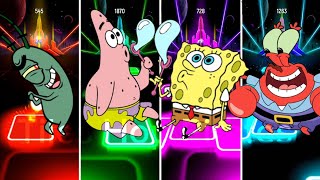 Plankton 🆚 Patrick Bubble 🆚 Spongebob 🆚 Mr Crab 🎶 Who Is Best [upl. by Lola]