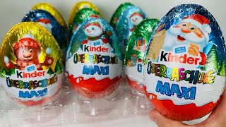 Рождественские Киндер Maxi 20242025Kinder Überraschung Maxi Weihnachten 2024Kinder Maxi Christmas [upl. by Alvy]