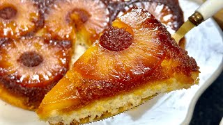 Gâteau renversé a l’ananas كيكة الاناناس المقلوبة 🍍🍍🍍بنينة وساهلة [upl. by Naol]