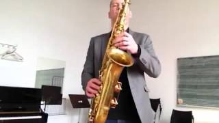 Buescher big B tenor sax Anthropology [upl. by Kcirdot]