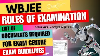 WBJEE 2024 Rules Of Examination । Instructions for WBJEE 2024 exam ।engineerwala8634 [upl. by Gurl]