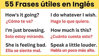 55 Frases útiles en Inglés para tu día a día [upl. by Mirilla]