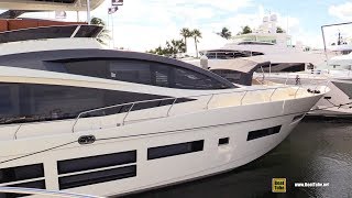 2019 Astondoa 80 Luxury Yacht  Deck and Interior Walkaround  2018 Fort Lauderdale Boat Show [upl. by Misab]