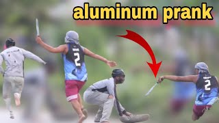 TAONG GRASA ALUMINUM PRANK  SULIT ANG TAKBO NI KUYA [upl. by Selin]