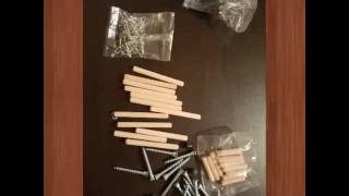 How to Assemble Wooden Cube Storage [upl. by Ecnav44]