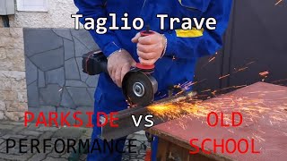 Smerigliatrice Angolare Parkside vs HOLD SCHOOL [upl. by Aierb808]