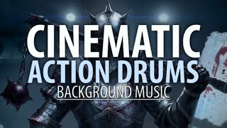 Cinematic Drums  Epic Action Trailer Percussion Background for Videos [upl. by Yrogiarc]