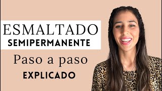 ✅ Esmaltado SEMIPERMANENTE paso a paso EXPLICADO✅💅 [upl. by Squires]