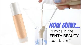 THE MAKEUP BREAKUP  How Many Pumps in Fenty Beauty Pro Filtr Foundation  Destroying Makeup [upl. by Battista510]