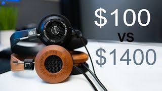 Grado SR80E vs GS2000E  100 vs 1400 Headphone Comparison [upl. by Hobard]