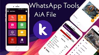 WhatsApp all in one tools  kodular aia  kodular aia file free download  kodular aia file download [upl. by Meletius]