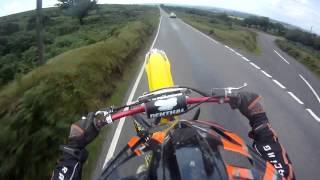 Honda CR500 Wheelies [upl. by Ecinwahs]