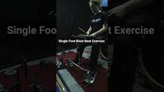 Single Foot Blast Beat Exercise [upl. by Iadrahc540]