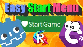 Godot C Create a Start Menu tutorial godot [upl. by Noislla]