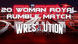 WOMENS ROYAL RUMBLE GLORYBOUND 24’ [upl. by Pelson]