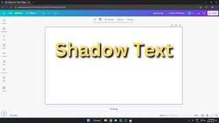 How To Add Shadow To Text In Canva Drop Shadow [upl. by Theona]