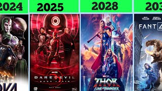 Marvel Upcoming Movies And TV Show And Series 2024 to 2030 marvel [upl. by Merridie989]