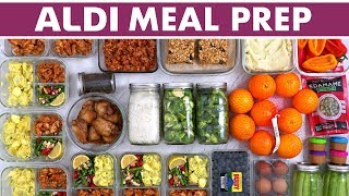 Healthy Aldi Meal Prep for the Week amp Haul  INSTANT POT recipe [upl. by Attalanta]