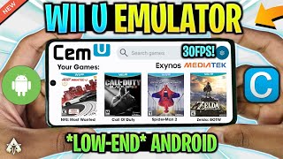 🔥 CEMU ANDROID MALI  SETUPBEST SETTINGS amp GAMEPLAY TEST  WII U EMULATOR FOR LOW END DEVICE [upl. by Kerianne941]