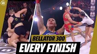 ALL FINISHES from Bellator 300  Bellator MMA [upl. by Eiahpets]