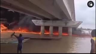 incendie au près du pont Bongor Yagoua [upl. by Esinej]