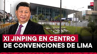 APEC Perú 2024 presidente de China Xi Jinping ya llegó al Centro de Convenciones de Lima [upl. by Antonia]