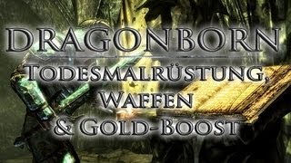 Dragonborn Mächtige Rüstung Waffen und ein Goldschatz [upl. by Merilyn]