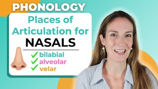 Place of Articulation for NASALS  Consonants in English Phonology [upl. by Dolley]