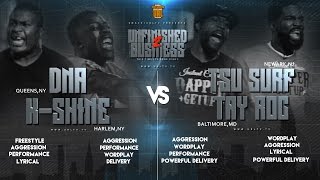 TSU SURF TAY ROC VS K SHINE DNA SMACK PT2 REMATCH URL RAP BATTLE  URLTV [upl. by Kial254]