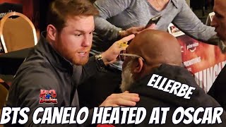 🎬BTS CANELO RIPS OSCAR TO LEONARD🎬 CANELO amp LEONARD ELLERBE REACT TO DE LA HOYA AT PRESS CONFERENCE [upl. by Brandie]