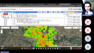 Landsat Data Visualization and NDVI Calculation using GEE [upl. by Tine]