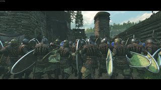 4K Bannerlord Battanian Skirmishers vs Vlanian Sergeants commentary [upl. by Whitney]