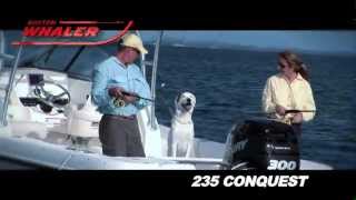 Boston Whaler 235 Conquest  iboatscom [upl. by Neslund]