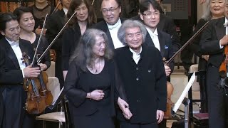 Ludwig van Beethoven “Choral Fantasy” op 80  Seiji Ozawa Martha Argerich [upl. by Neelon]