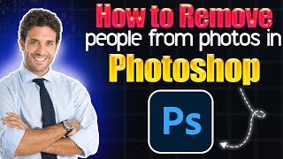 How to remove people from photos in Photoshop [upl. by Sirhc]