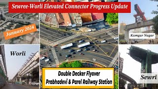 SewriWorli Elevated Corridor Connecting MTHL amp Coastal RoadBWSL metro infranews mthl [upl. by Yenreit100]