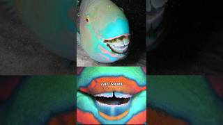 The name parrotfish is derived from their fused teeth which bear close resemblance to a birds beak [upl. by Eislrahc]