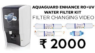 Self Service Assistance Video Aquaguard Enhance ROUVUFRO  UVRO Water Purifier from Aqua Product [upl. by Ydarb503]