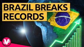 Why Is Brazils Economy Breaking Records visualeconomiken [upl. by Dnomyad]