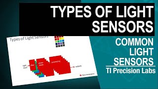 Types of light sensors [upl. by Llirpa]