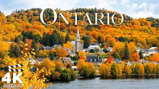 Autumn Ontario 4K Ultra HD  Stunning Footage Ontario Scenic Relaxation Film with Relaxing Music [upl. by Casey888]