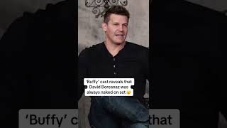 Buffy Cast Reveals That David Boreanaz Was Always Naked on Set 😮 [upl. by Dart183]