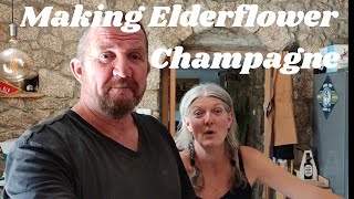 Making Elderflower Champagne and cracking on with the Garden Clearance [upl. by Killion]