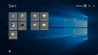 Windows 81 Start screen in Windows 10 RTM [upl. by Lattimer]