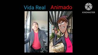 Alfredo Larin Larin y Cachetes  Vida Real VS Animado  quotCartoon And Real Lifequot Parte 10 [upl. by Xanthus]