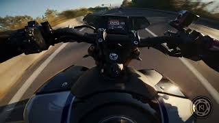 First Ride  POV  YAMAHA MT09  QUICK SHIFTER AKRAPOVIC [upl. by Na]