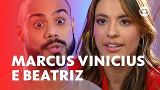 BBB 24 Conheça Marcus Vinicius e Beatriz  Big Brother Brasil 24  TV Globo [upl. by Gitel181]